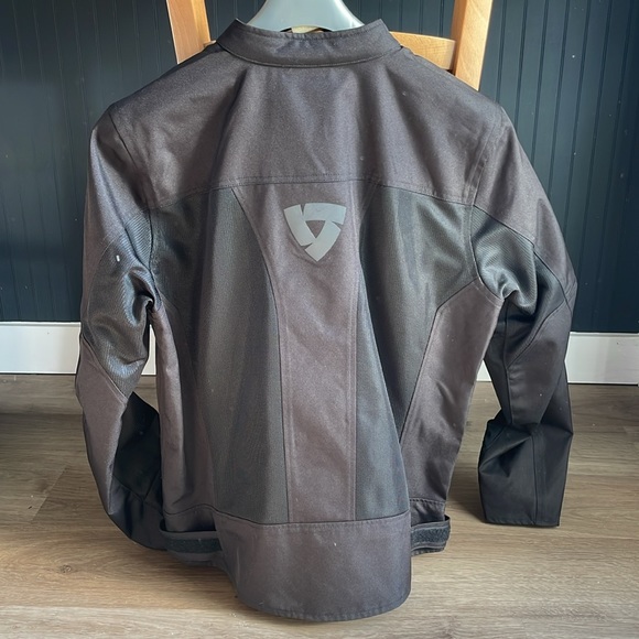 Black mens XL motorcycle jacket with tags - Picture 3 of 5